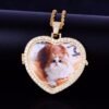 Gold Photo Pendant in Various Shapes - 15