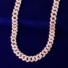 Collier Pendentif Papillon Rose 10mm - 3