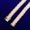 Collier Lettre Baguette - 5