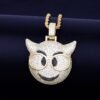Collier visage de démon pour hommes - 6
