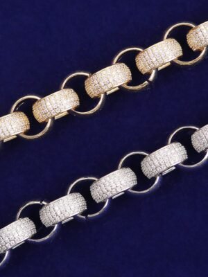 Gold Puffed Letter Jewelry Set