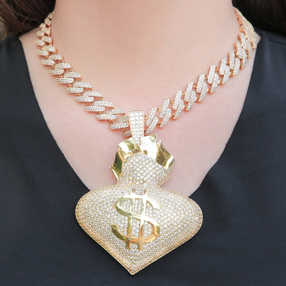 Grand Pendentif Coeur - 5