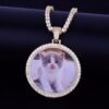 Gold Photo Pendant in Various Shapes - 26