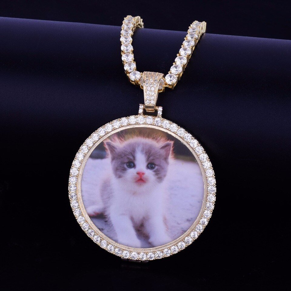 Gold Photo Pendant in Various Shapes - 26