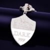 Pendentif Bouclier en Zircon pour Hommes - 2
