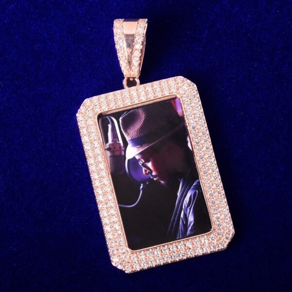 Pendentif Photo Doré - 1