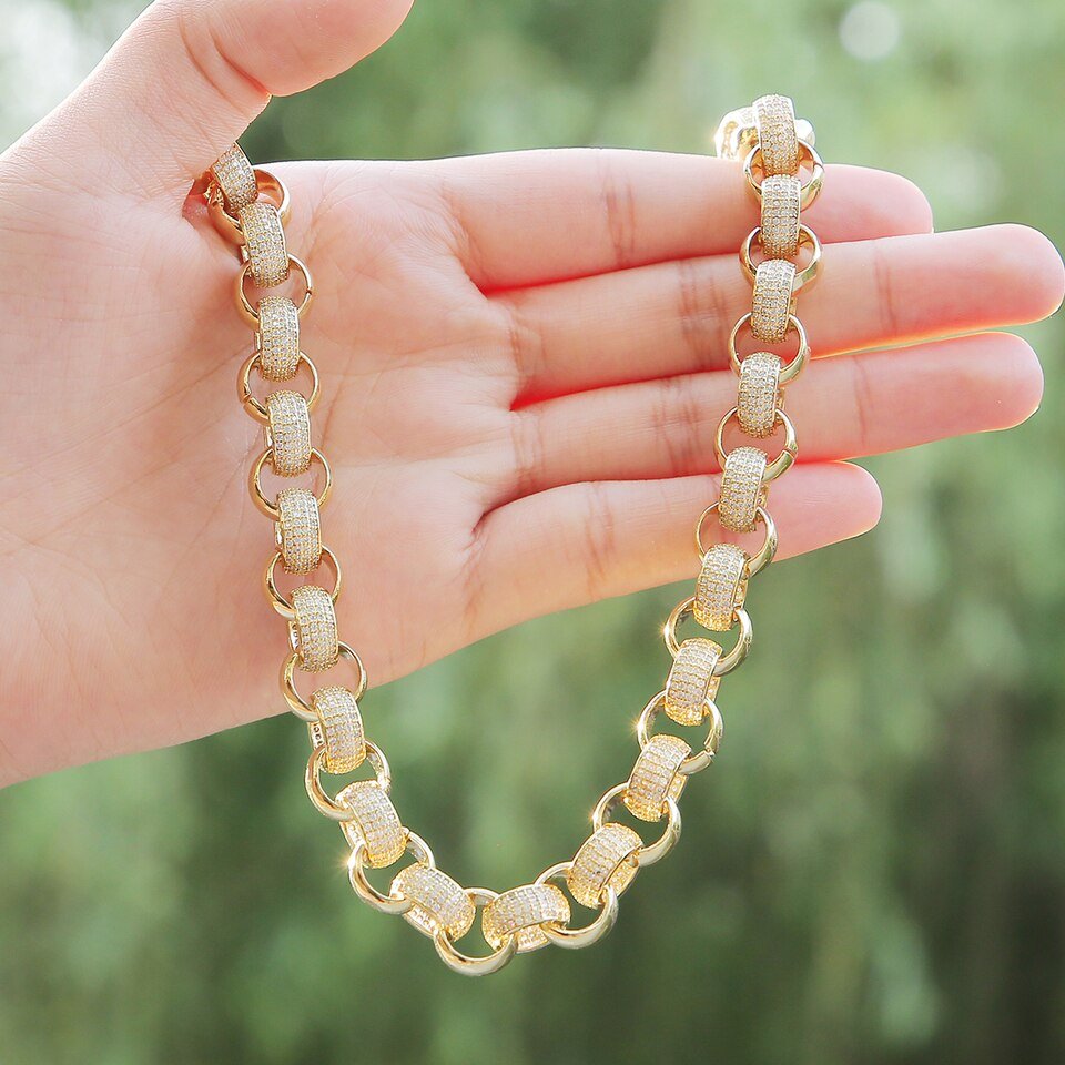 Gold Puffed Letter Jewelry Set - 5