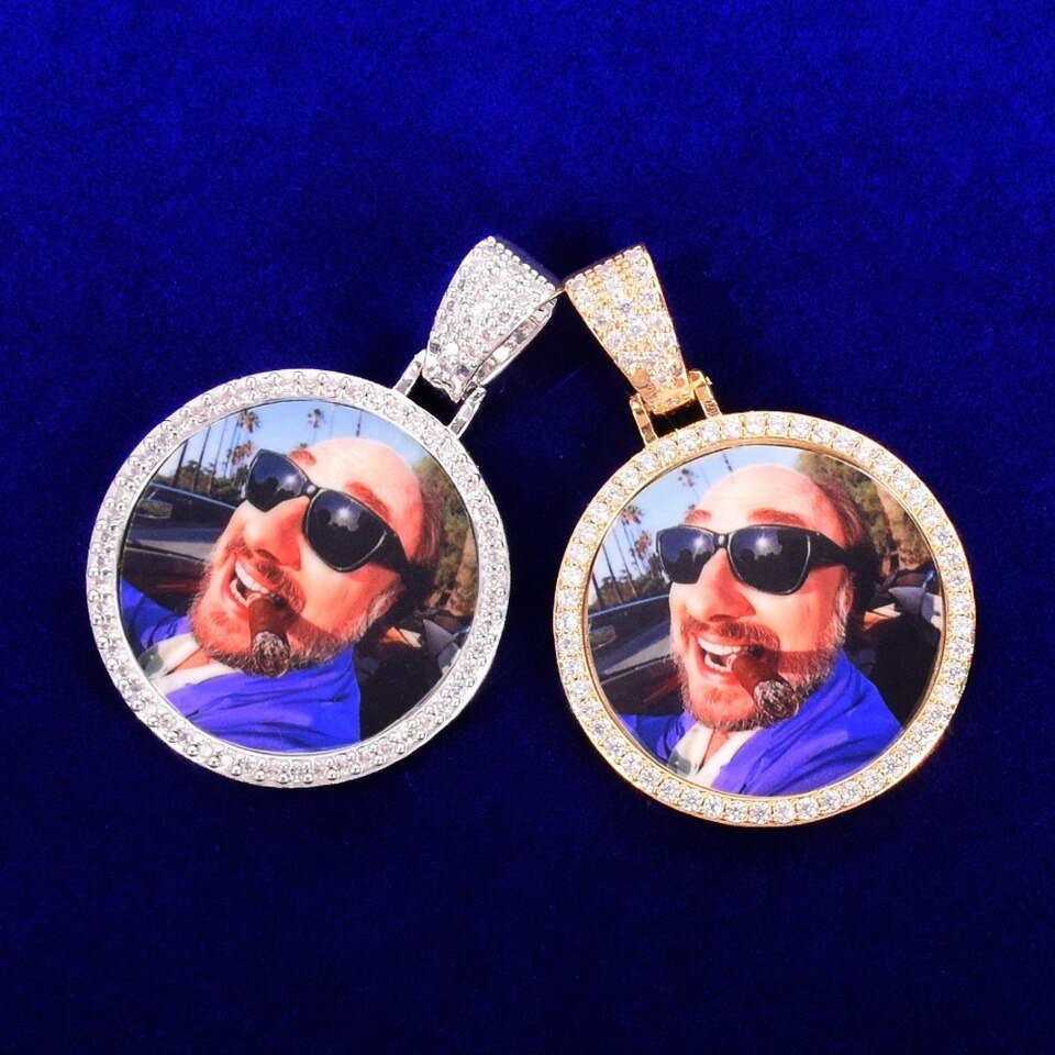 Gold Photo Pendant in Various Shapes - 23