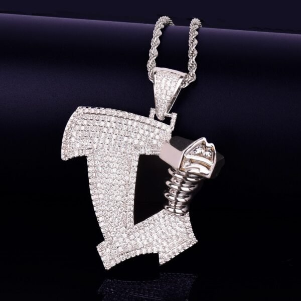 Collier Vis Doré Zircon - 3
