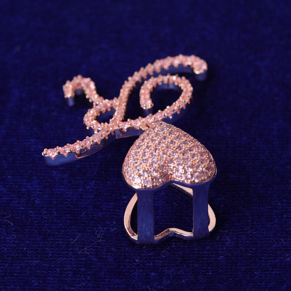 Heart Letter Pendant - 3