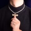 Collier Pendentif Lettres GANG - 6