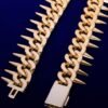 Collier Lourd Miami Chaîne Cubaine Lettres Bulle - 6