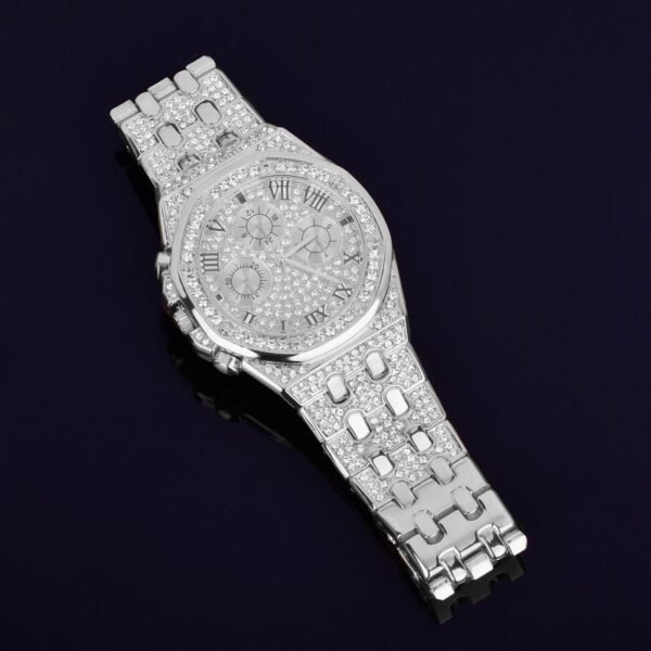 Montre Dorée Sertie de Strass - 5