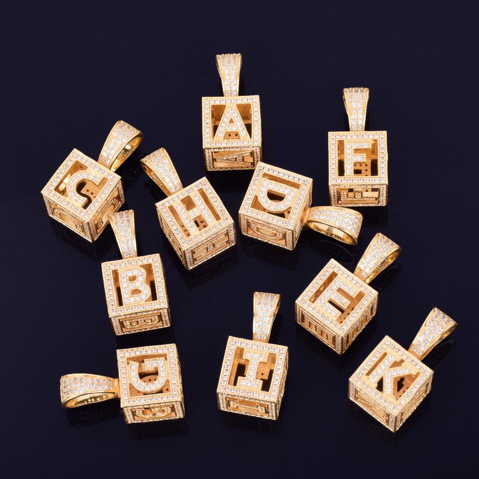 Personalized Gold Letter Necklace - 2