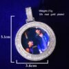 Gold Photo Pendant in Various Shapes - 18