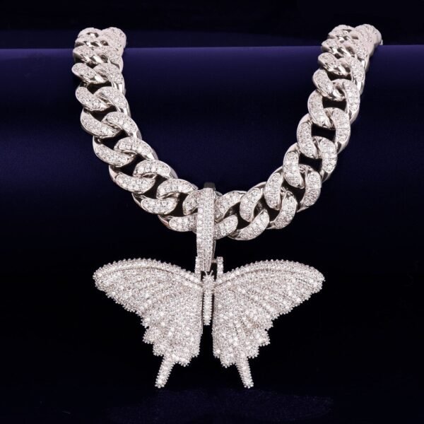 Collier pendentif papillon - 7