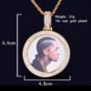 Gold Photo Pendant in Various Shapes - 17