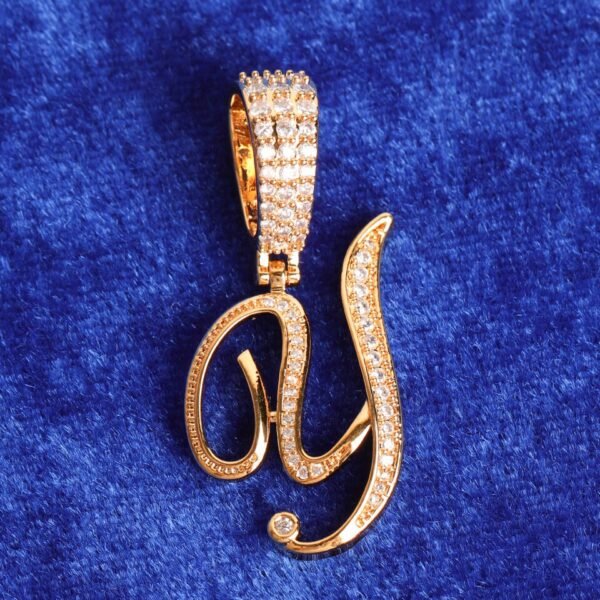 Pendentif Lettre Cursive