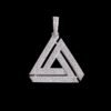 Penrose Triangle Pendant Necklace - 7