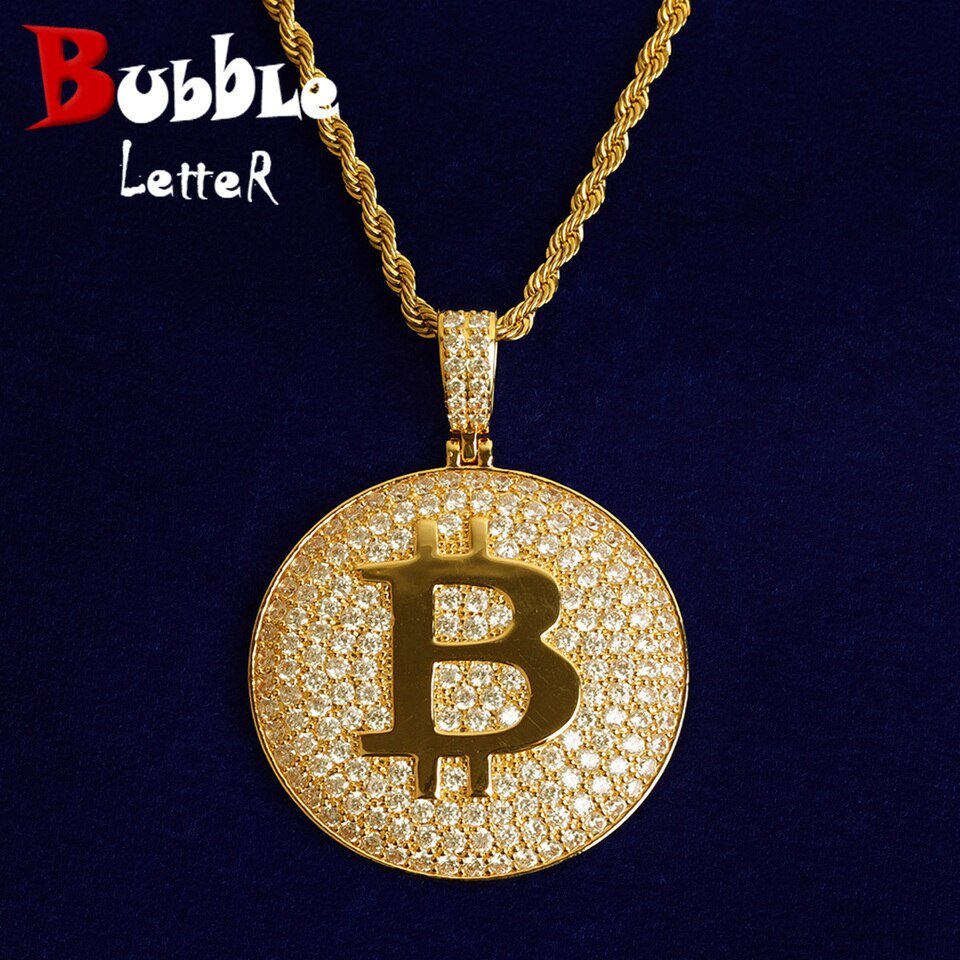 Collier Bitcoin pour hommes - 1