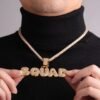 Collier Lettres Bulle Personnalisées - 4