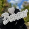Collier Prénom Femme Lettres Bombées Doré - 3