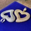 Collier Cœur Incliné Lettres Doré - 5