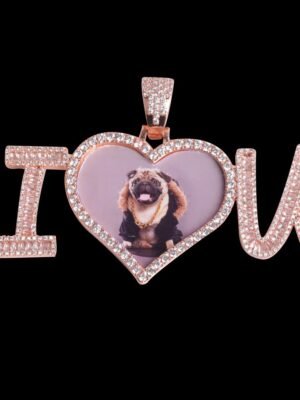 Heart Photo Pendant Necklace