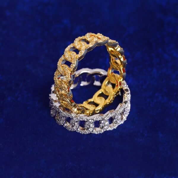 Bague Dorée Sertie - 4