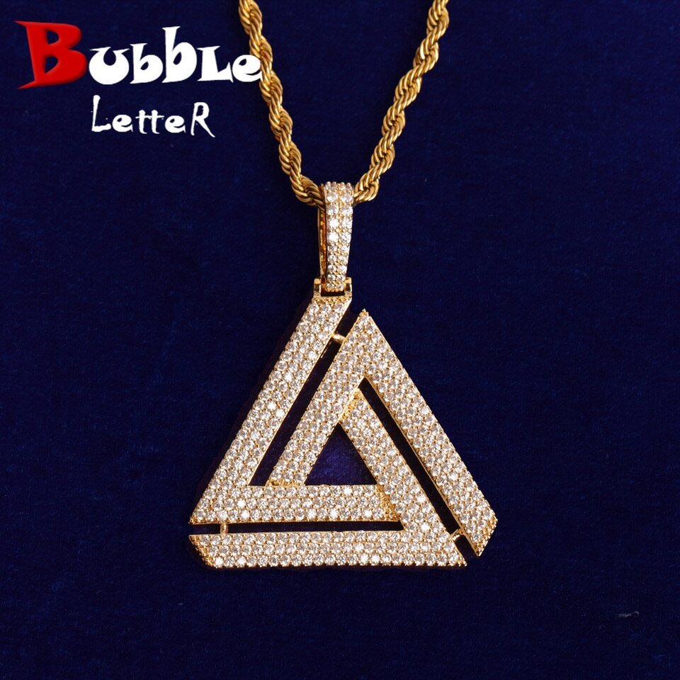 Collier Pendentif Triangle Penrose - 1