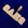 Collier Prénom Personnalisé Doré Zircon - 5