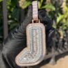 Collier Initiale Baguette - 4