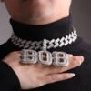 Collier Nom Personnalisé Serti - 4