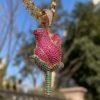 Pendentif Rose Zircon - 3