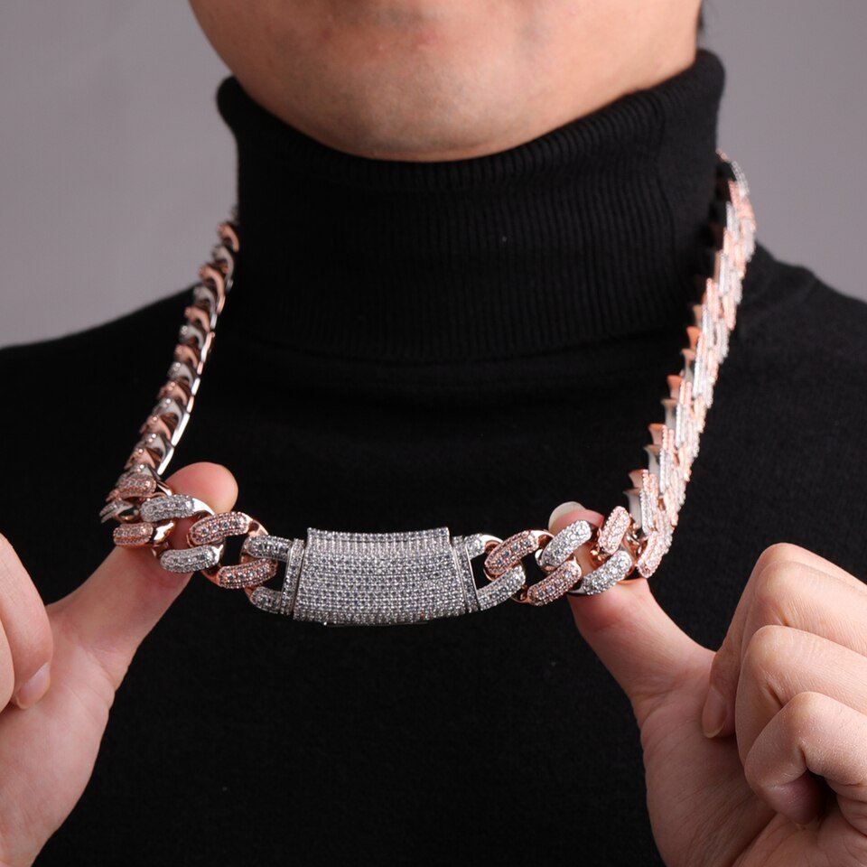 Gold Letter Cuban Choker - 4