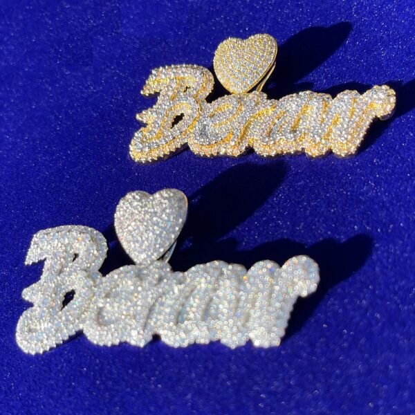 Collier Prénom Femme Lettres Bombées Doré