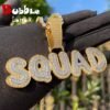 Collier Lettres Bulle Personnalisées - 1