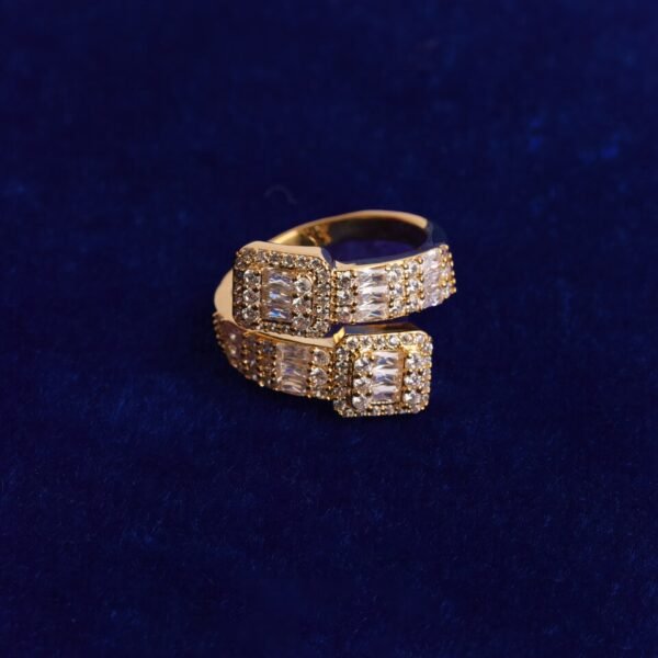 Bague Femme Lettres Bulles Baguette - 3