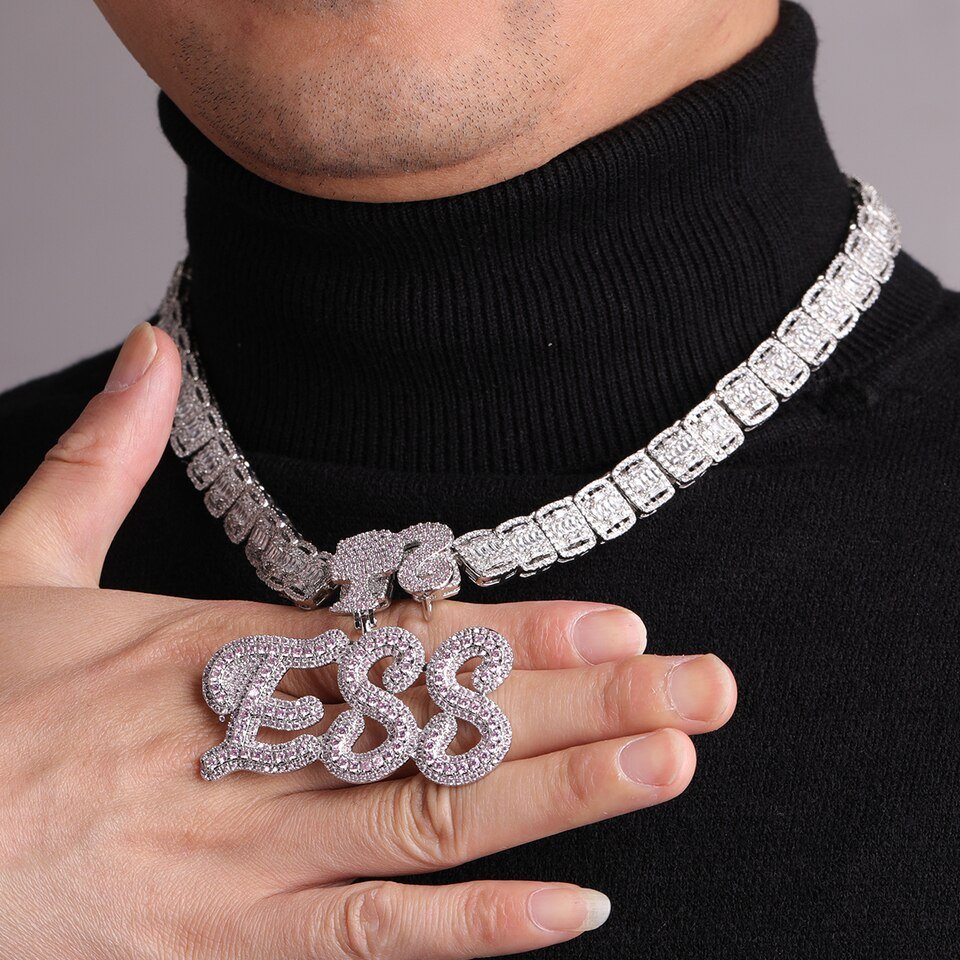 Personalized Gold Letter Necklace - 3