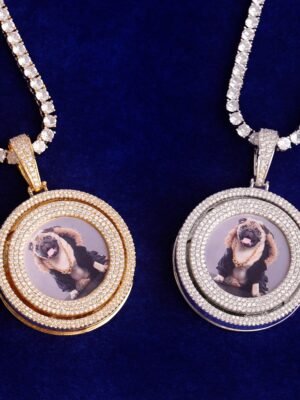 Personalized Gold Photo Pendant Necklace