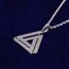 Penrose Triangle Pendant Necklace