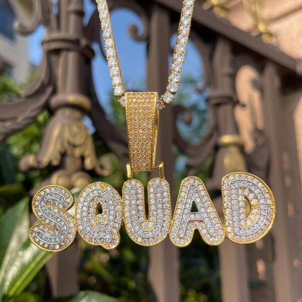 Collier Lettres Bulle Personnalisées - 2