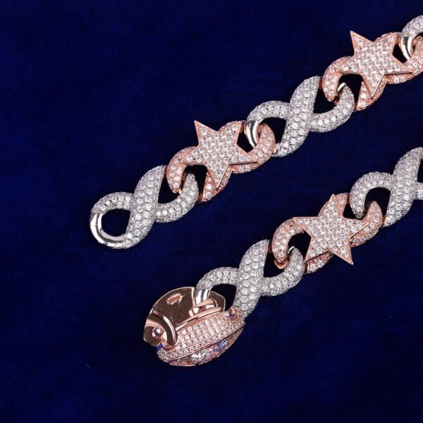 Collier étoile dorée pour hommes - 4