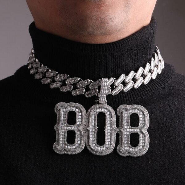 Collier Nom Personnalisé Serti