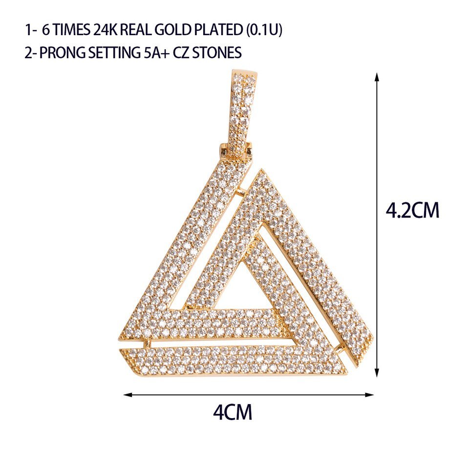 Collier Pendentif Triangle Penrose - 5