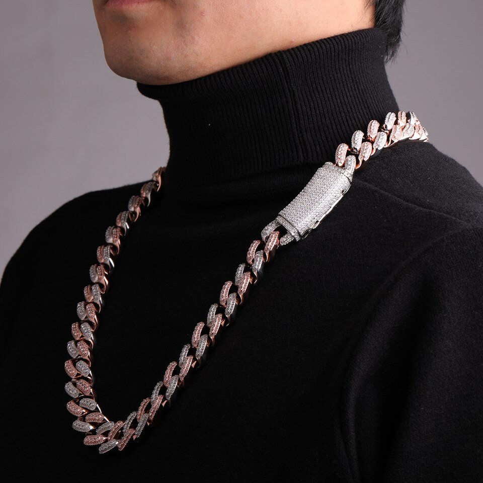 Gold Letter Cuban Choker - 3