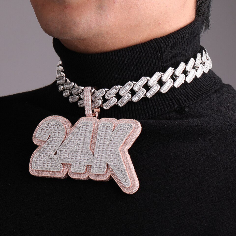 Personalized Name and Number Necklace - 2