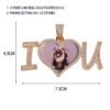 Heart Photo Pendant Necklace - 3