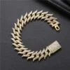 Gold Chain Bracelet with Sparkling Rhinestones - 3